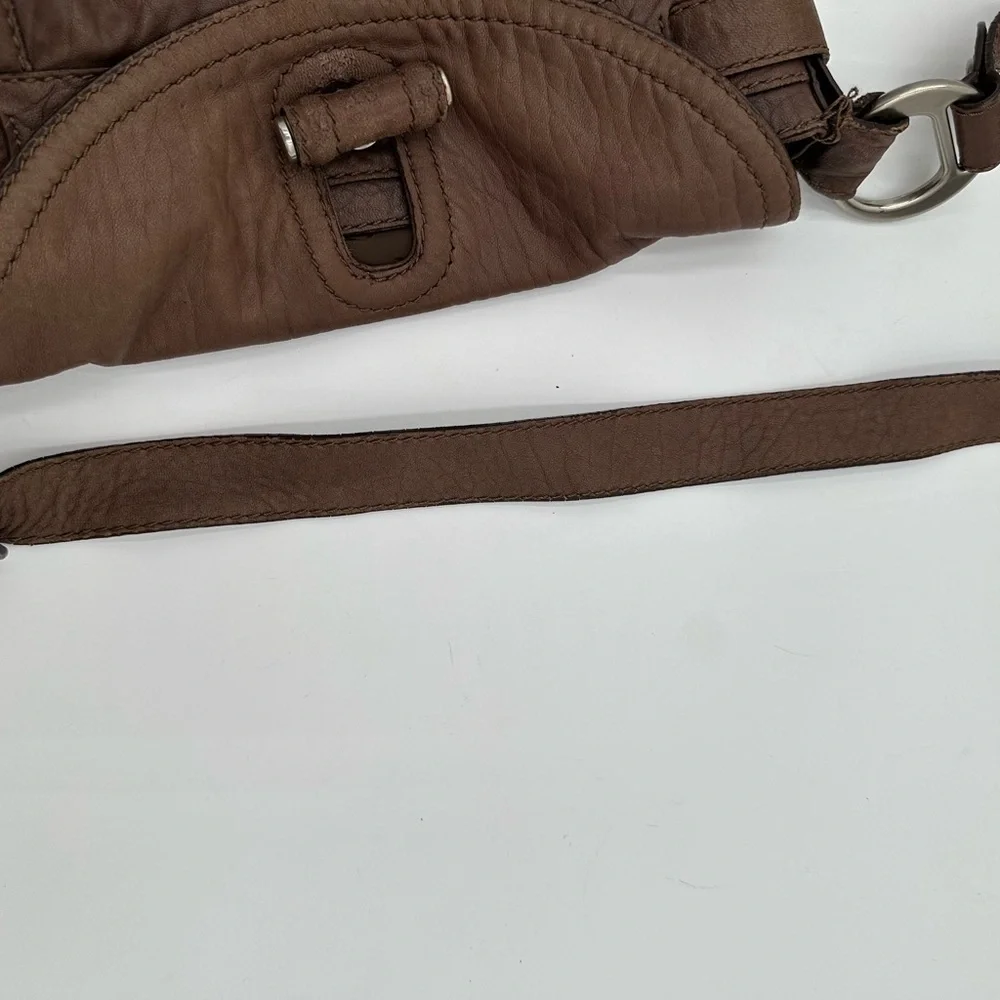 Vintage Fossil Fifty Four Leather Hobo Crossbody